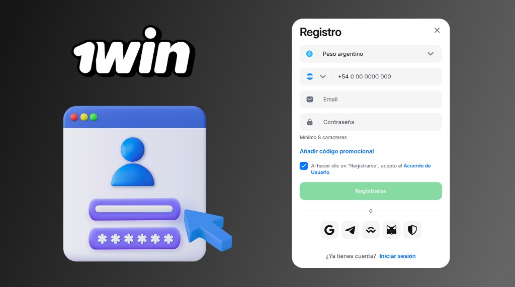 1win registro Argentina