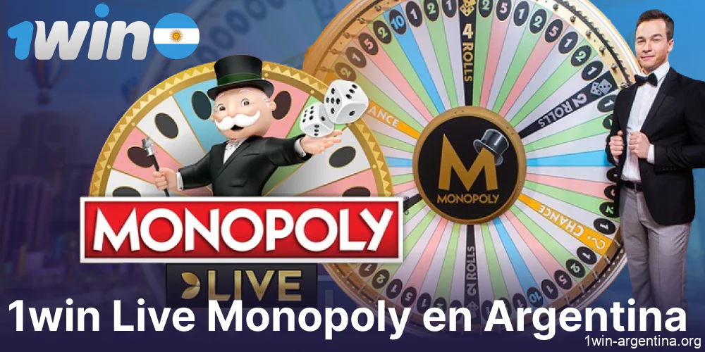 Información sobre el juego Live Monopoly disponible en 1win casino en línea en Argentina