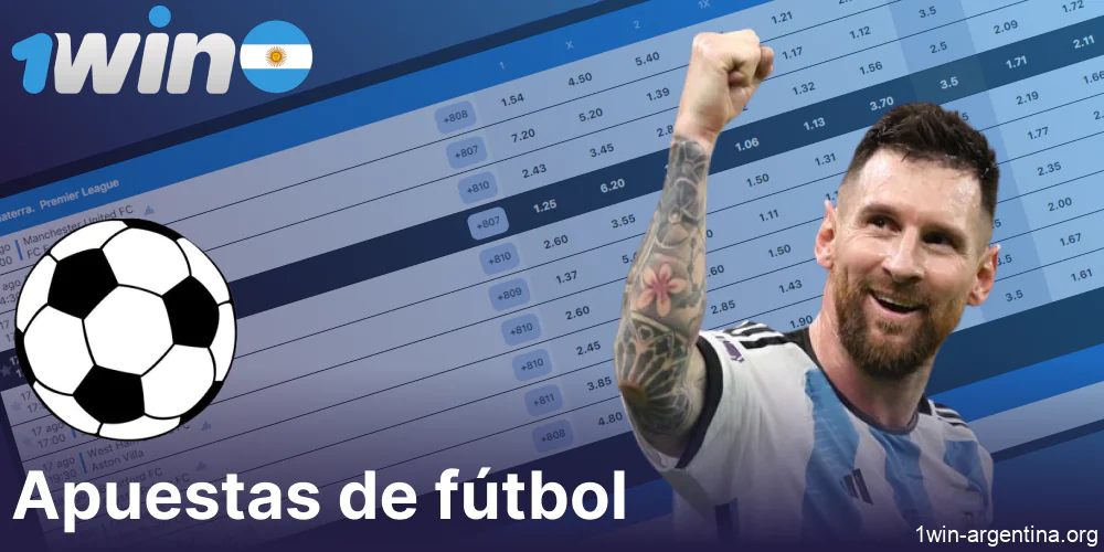Opciones de apuestas de fútbol disponibles en 1win Argentina