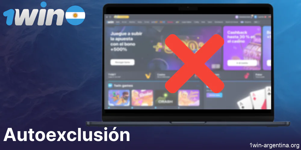 Opción de autoexclusión disponible para los jugadores 1win de Argentina