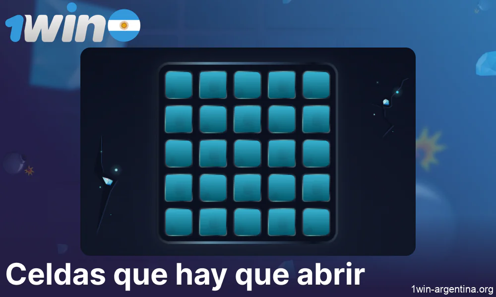Celdas que se abrirán en el partido Minas en 1win Argentina