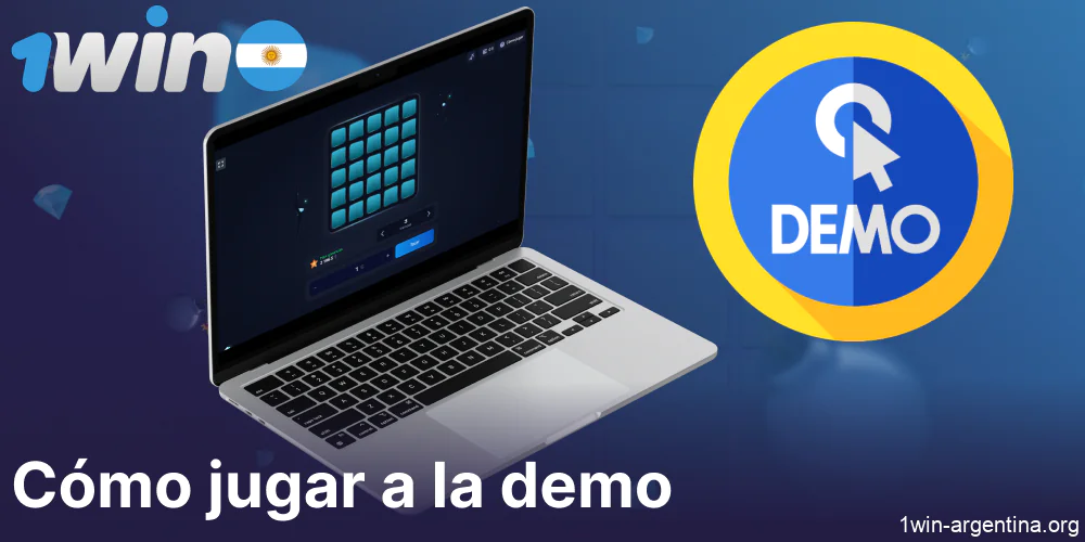 Instrucciones para jugar al juego 1win Mines en modo demo