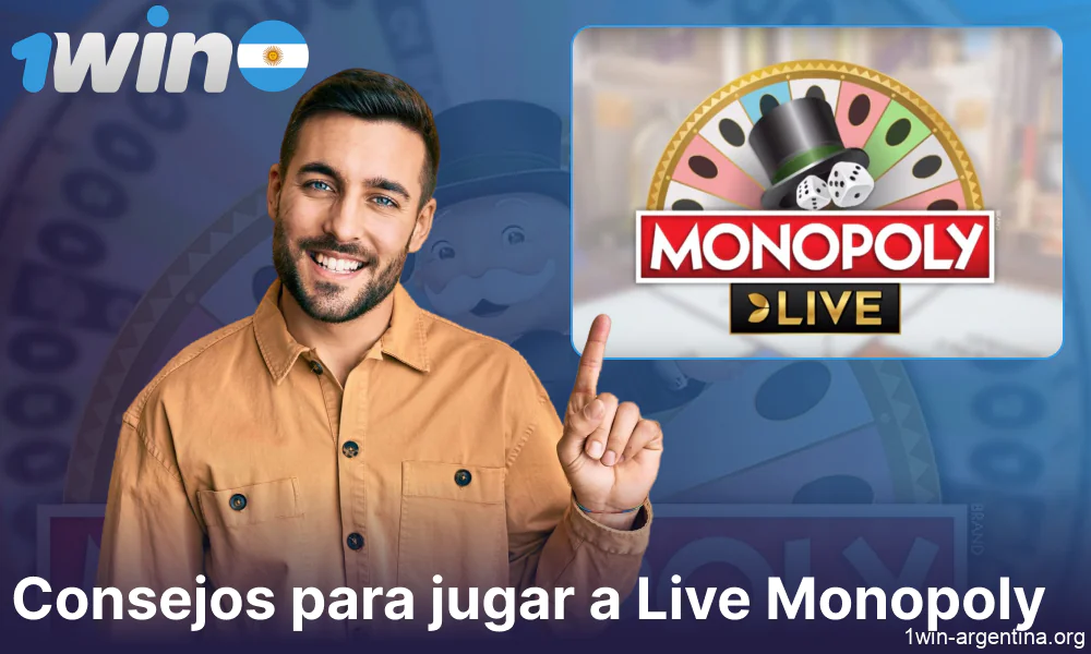 Trucos y consejos para jugar al Live Monopoly en 1win para jugadores de Argentina