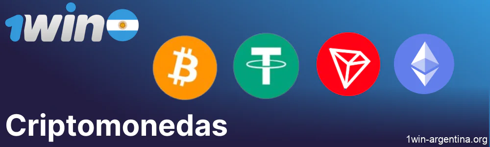 1win pagos a través de criptomonedas en Argentina