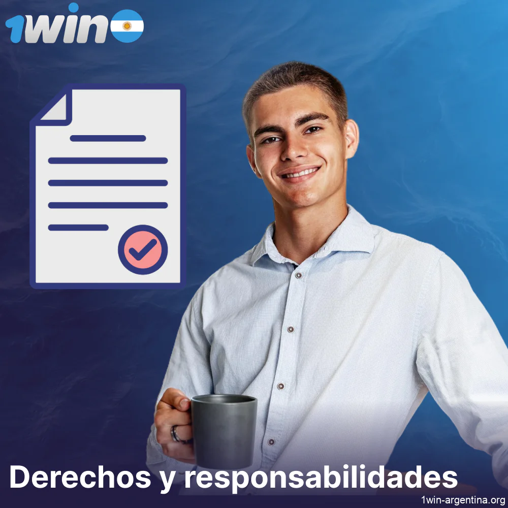 Derechos y responsabilidades de los jugadores argentinos de 1win
