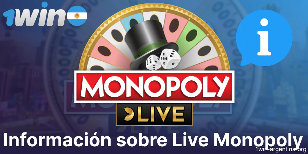 Las principales características del juego Live Monopoly en 1win Argentina