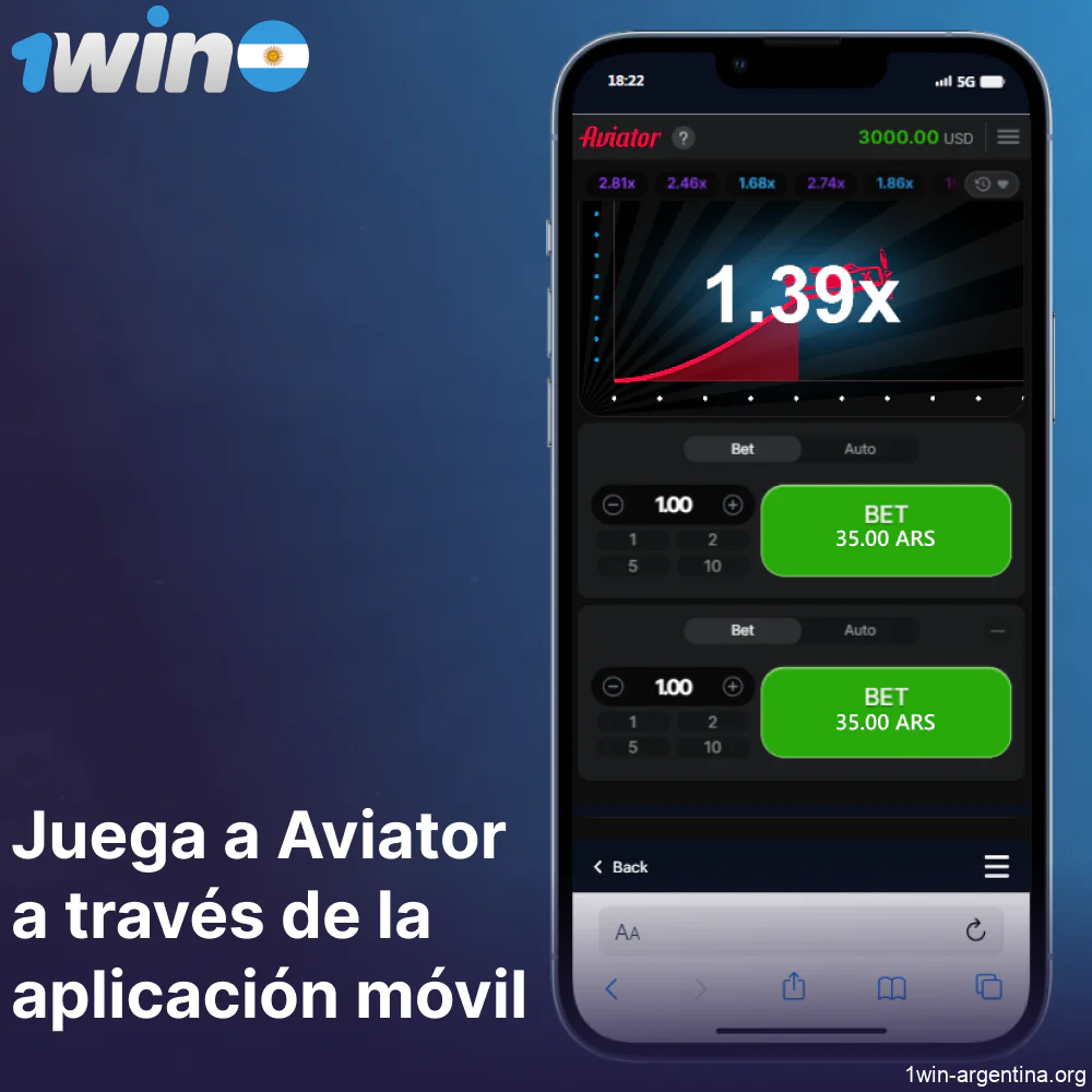 Instrucciones para jugar al juego 1win Aviator en dispositivos móviles