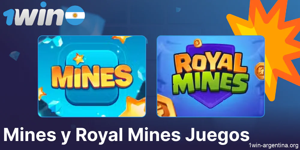 Mines y Royal Mines disponibles en 1win Argentina