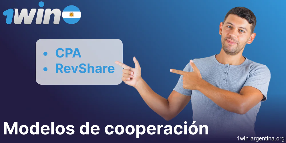 Los modelos de cooperación utilizados en el porograma de afiliación de 1win en Argentina