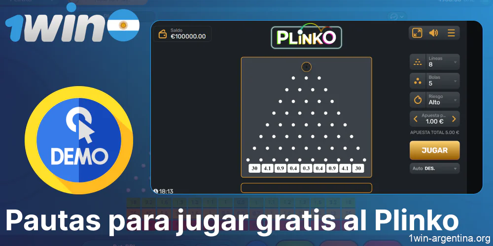 Consejos para jugar al Plinko en 1win en modo demo para jugadores de Argentina