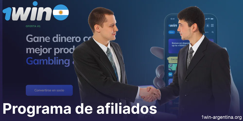 Programa de afiliación de 1win disponible en Argentina