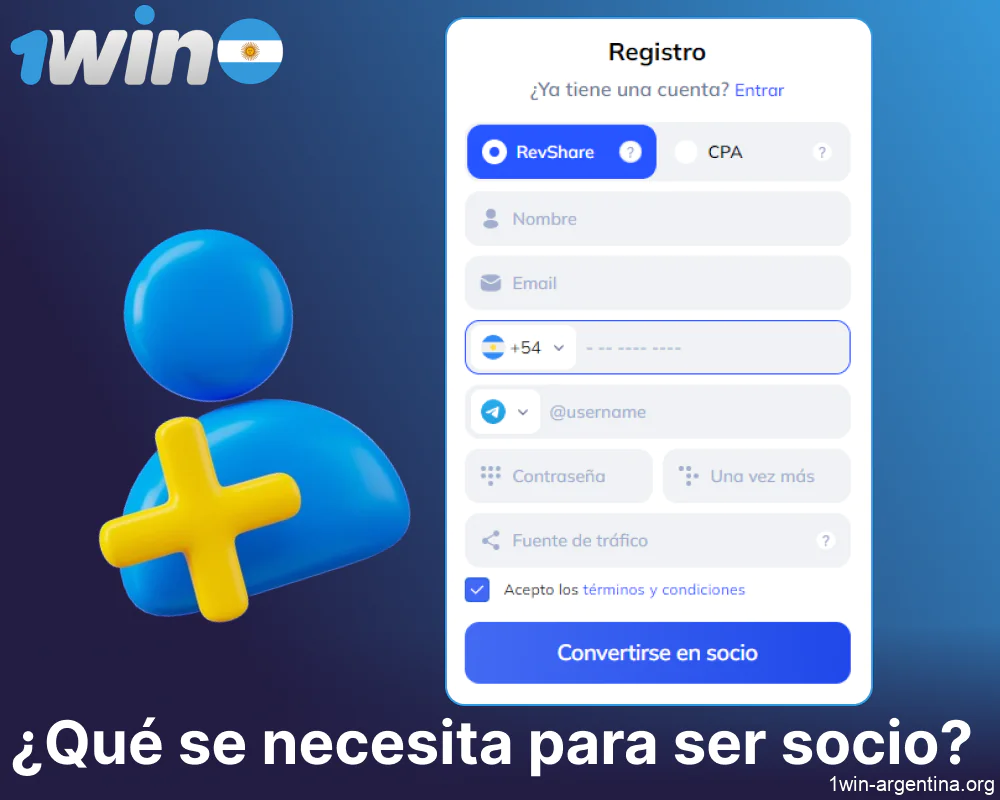Instrucciones para afiliarse a 1win en Argentina
