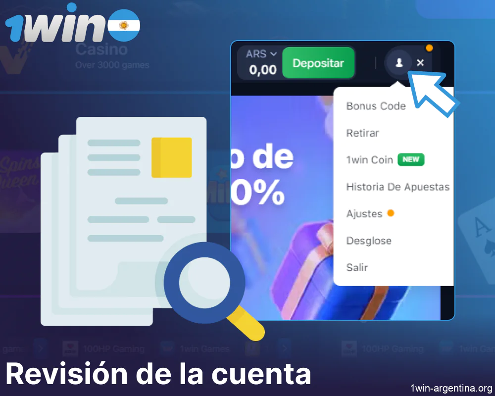 Principales características de la cuenta de jugador 1win