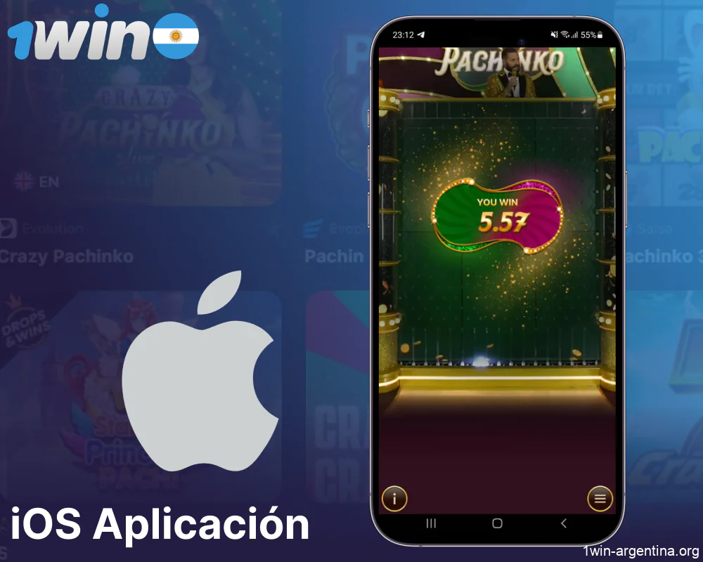 Juega Crazy Pachinko para iOS en 1win Argentina