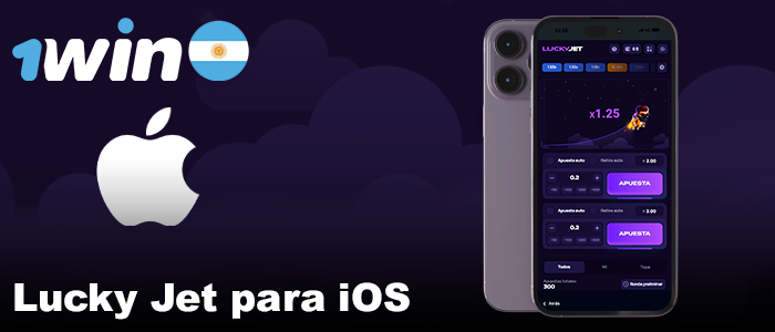 1win Lucky Jet para iOS