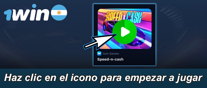 Selecciona el ícono de Speed-n-Cash para empezar